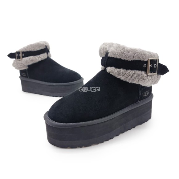 Ugg Mini Platform Strap Black
