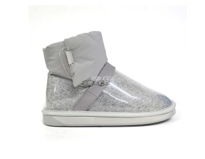 Clear Quilty Boots Grey