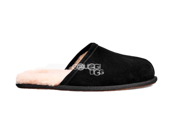 Мужские тапочки MENS Scuff Slippers Black
