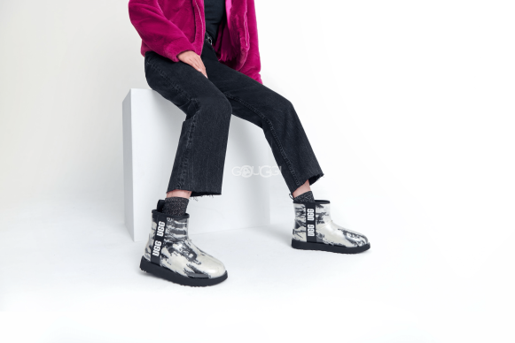 Classic Clear Mini Natural Marble - Violet Night