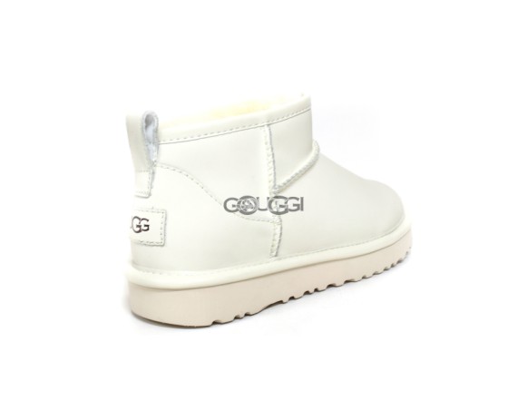 Ultra mini Leather White