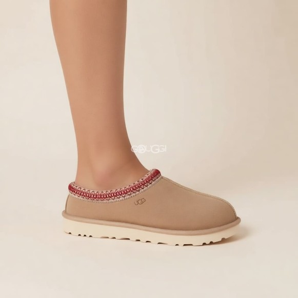 Женские слипоны Tasman Slippers Sand Dark Cherry