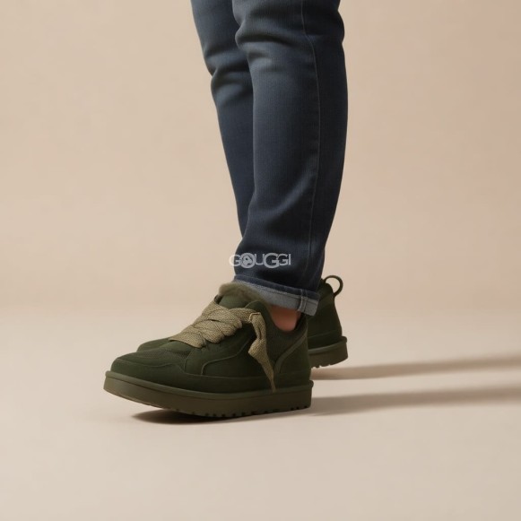 Ugg Mens Lowmel Sneaker Green