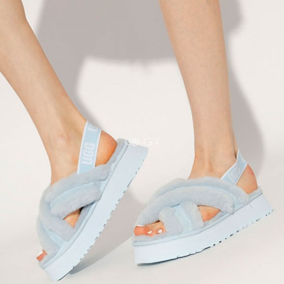 Ugg Disco Cross Slide Blue