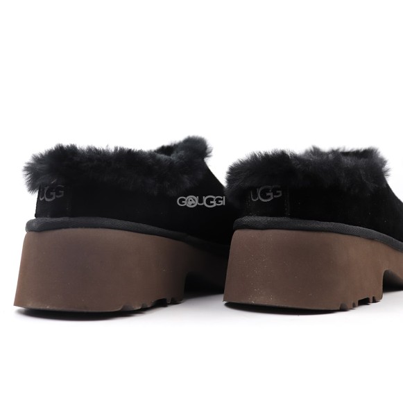 New Heights Cozy Clog Black
