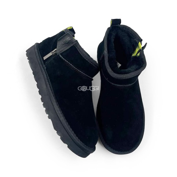 Ugg Women's Ultra Mini Black Zip
